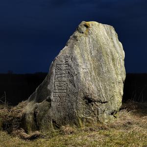 Runesten Hærulfstenen i Øster Løgum