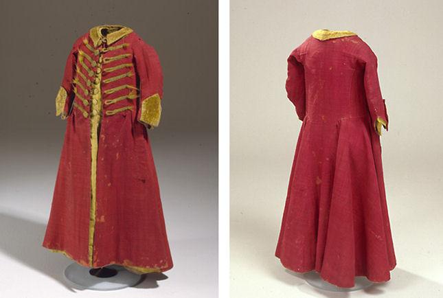 Kjortel til en dreng, beg. 1700-tallet